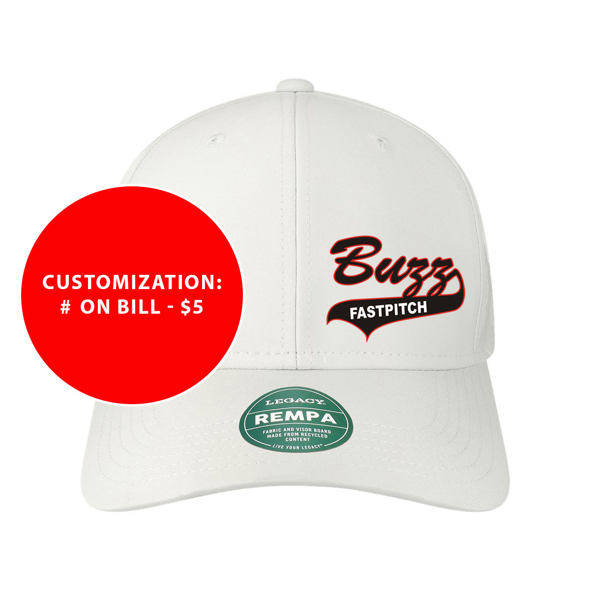 Adult Imperial Buzz Fastpitch Reclaimed Mid-Pro Adjustable Hat