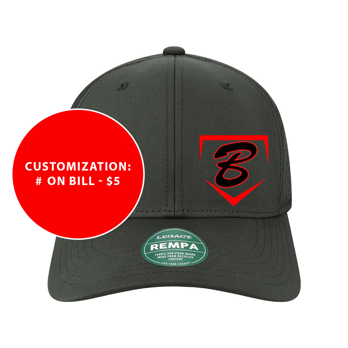 Adult Imperial Buzz Fastpitch Homeplate Reclaimed Mid-Pro Adjustable Hat