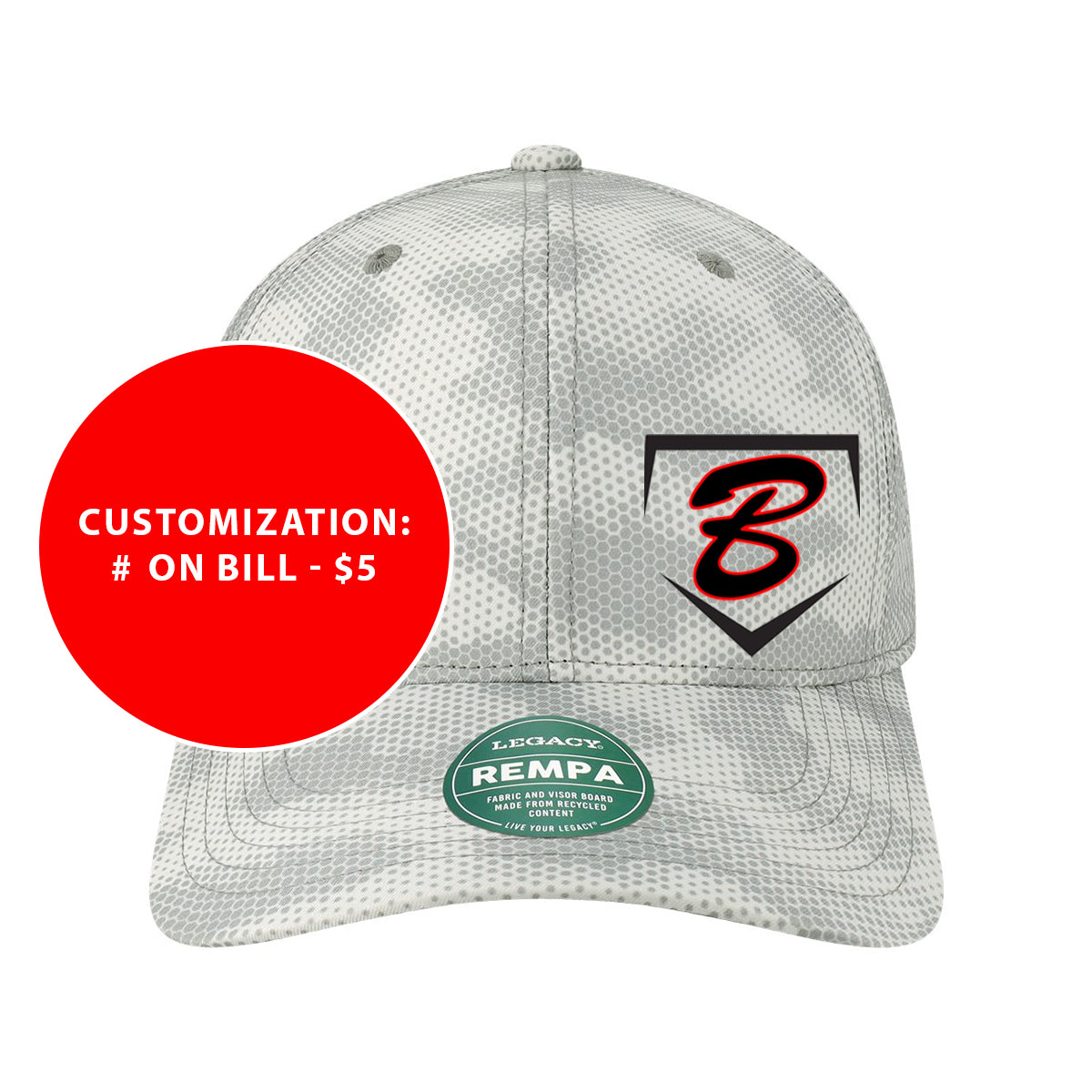 Adult Imperial Buzz Fastpitch Homeplate Reclaimed Mid-Pro Adjustable Hat