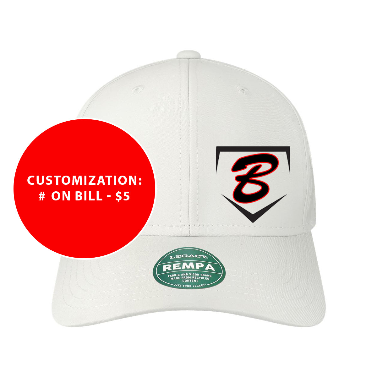 Adult Imperial Buzz Fastpitch Homeplate Reclaimed Mid-Pro Adjustable Hat