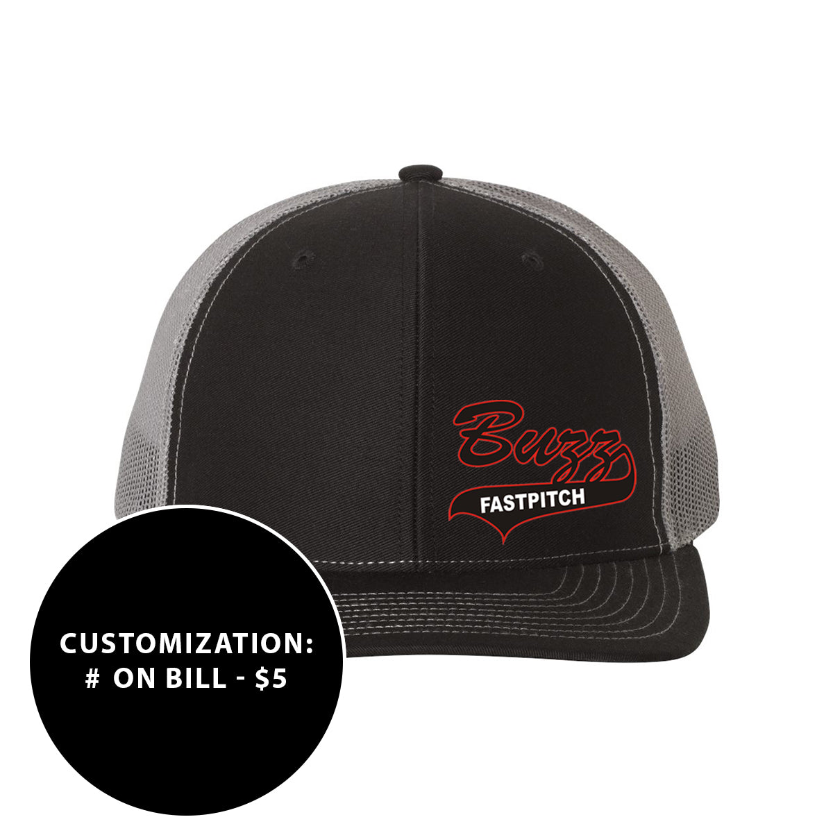 Adult Richardson Buzz Fastpitch Snapback Trucker Hat