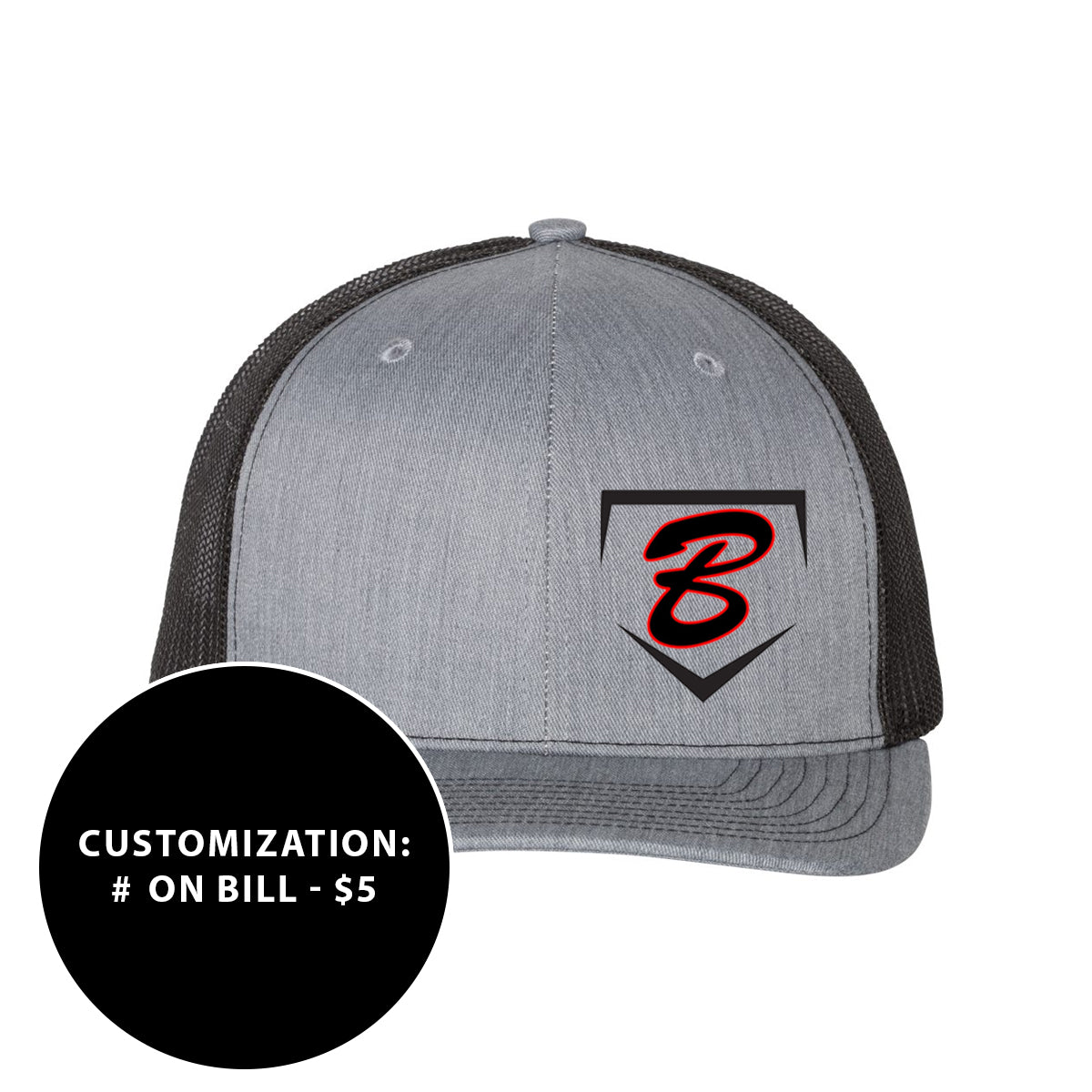 Adult Richardson Buzz Fastpitch Homeplate Snapback Trucker Hat