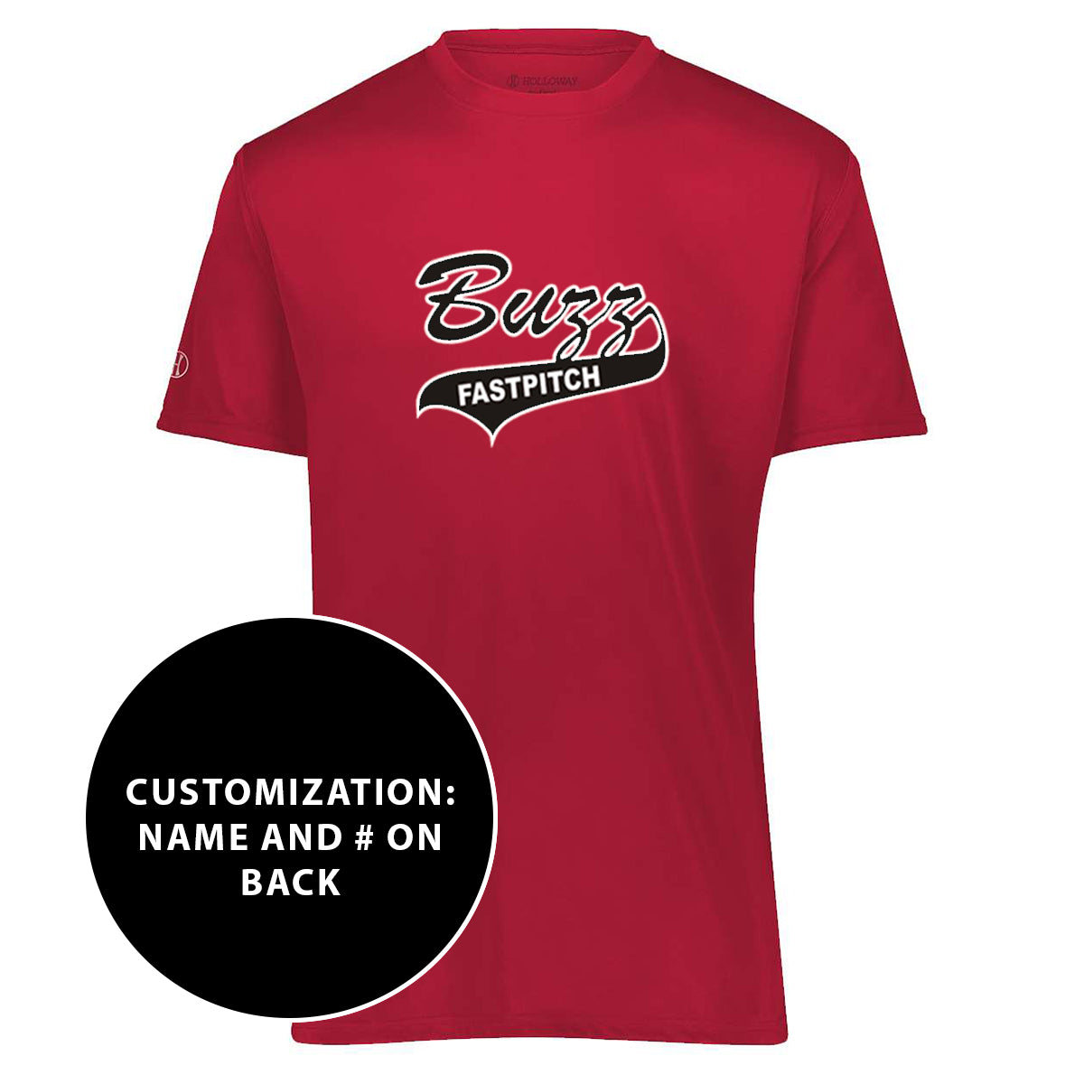 Adult DryFit Buzz Fastpitch Tee