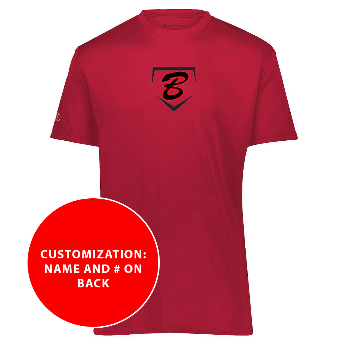 Adult DryFit Buzz Fastpitch Homeplate Tee