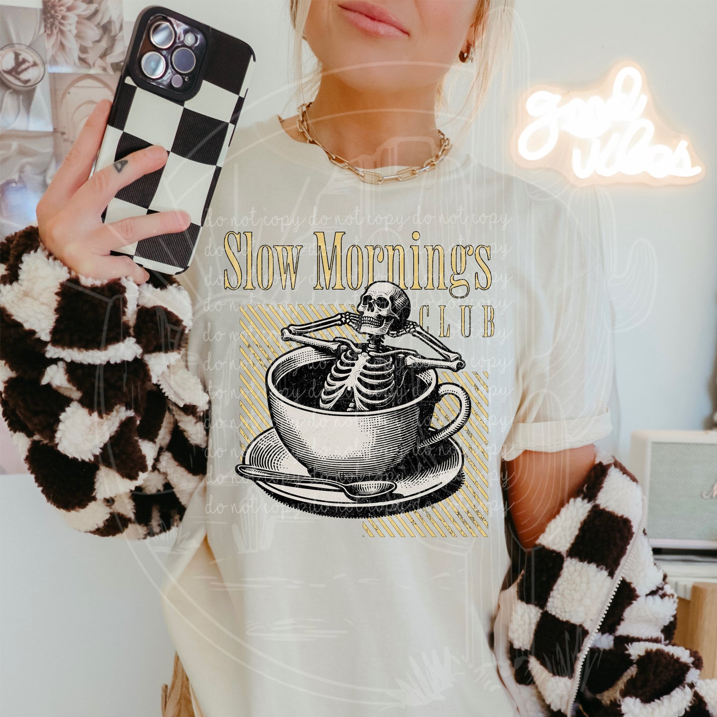 Slow Mornings Club Tee