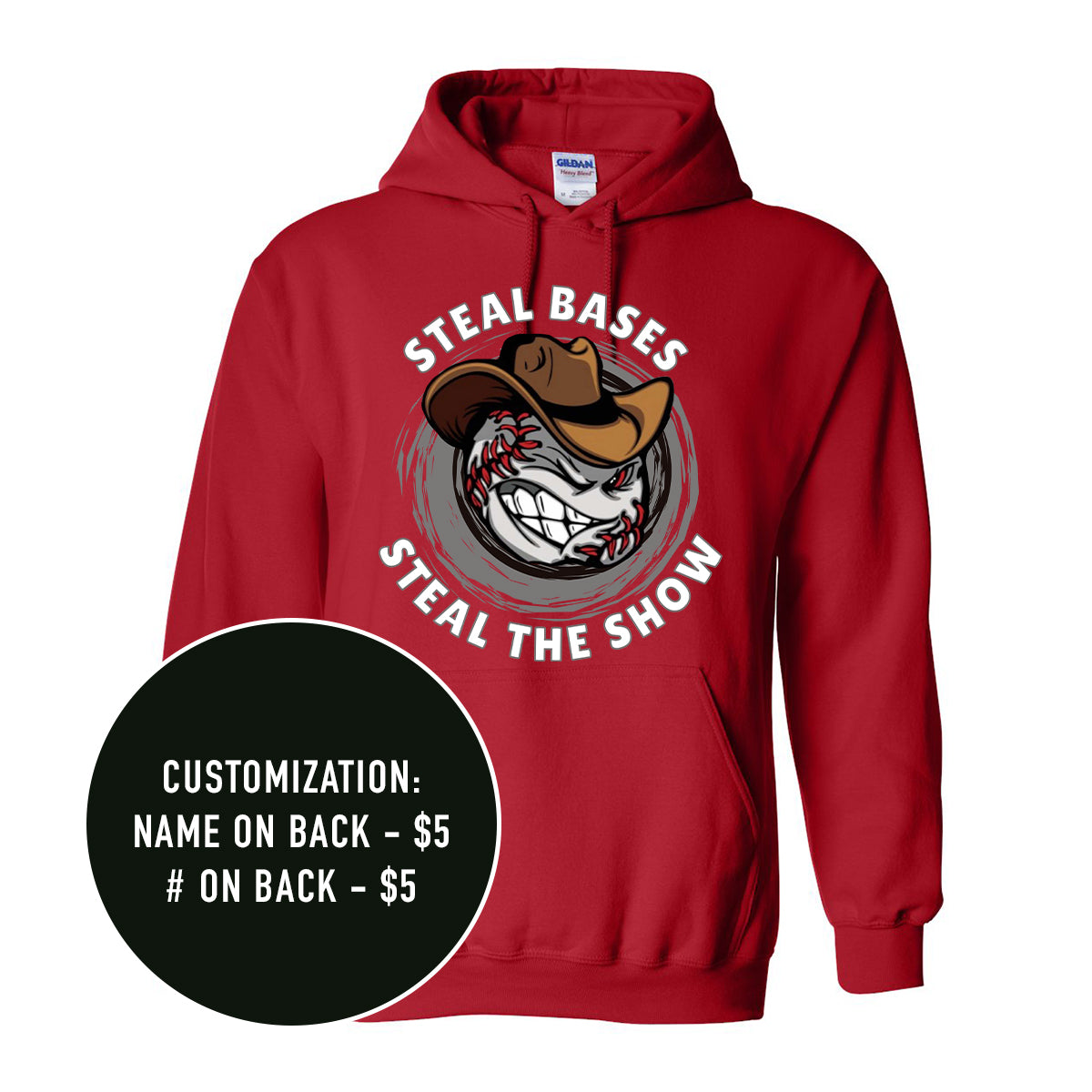 Adult Cowboys Steal the Show Heavy Blend Hooded Sweatshirt