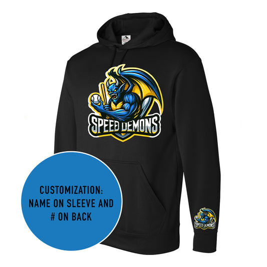 Speed Demons Custom Wicking Fleece Hooded Sweatshirt