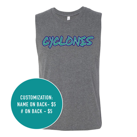 Adult Cyclones Muscle Tank