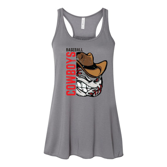 Cowboys Baseball Racerback Tank