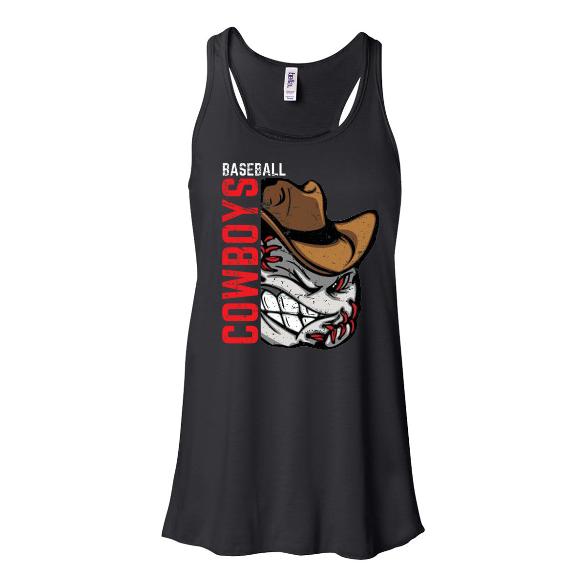 Cowboys Baseball Racerback Tank