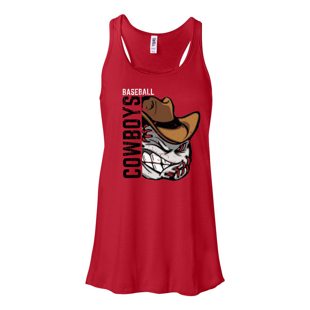 Cowboys Baseball Racerback Tank