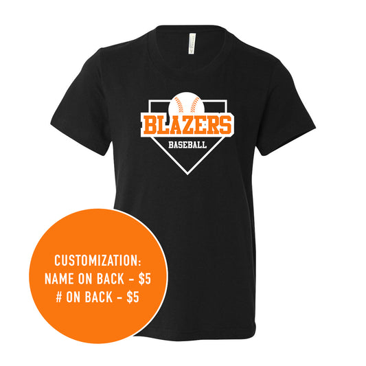 Adult Blazers Baseball Tee