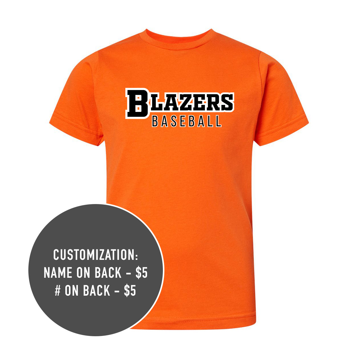 Adult Blazers Orange Tee