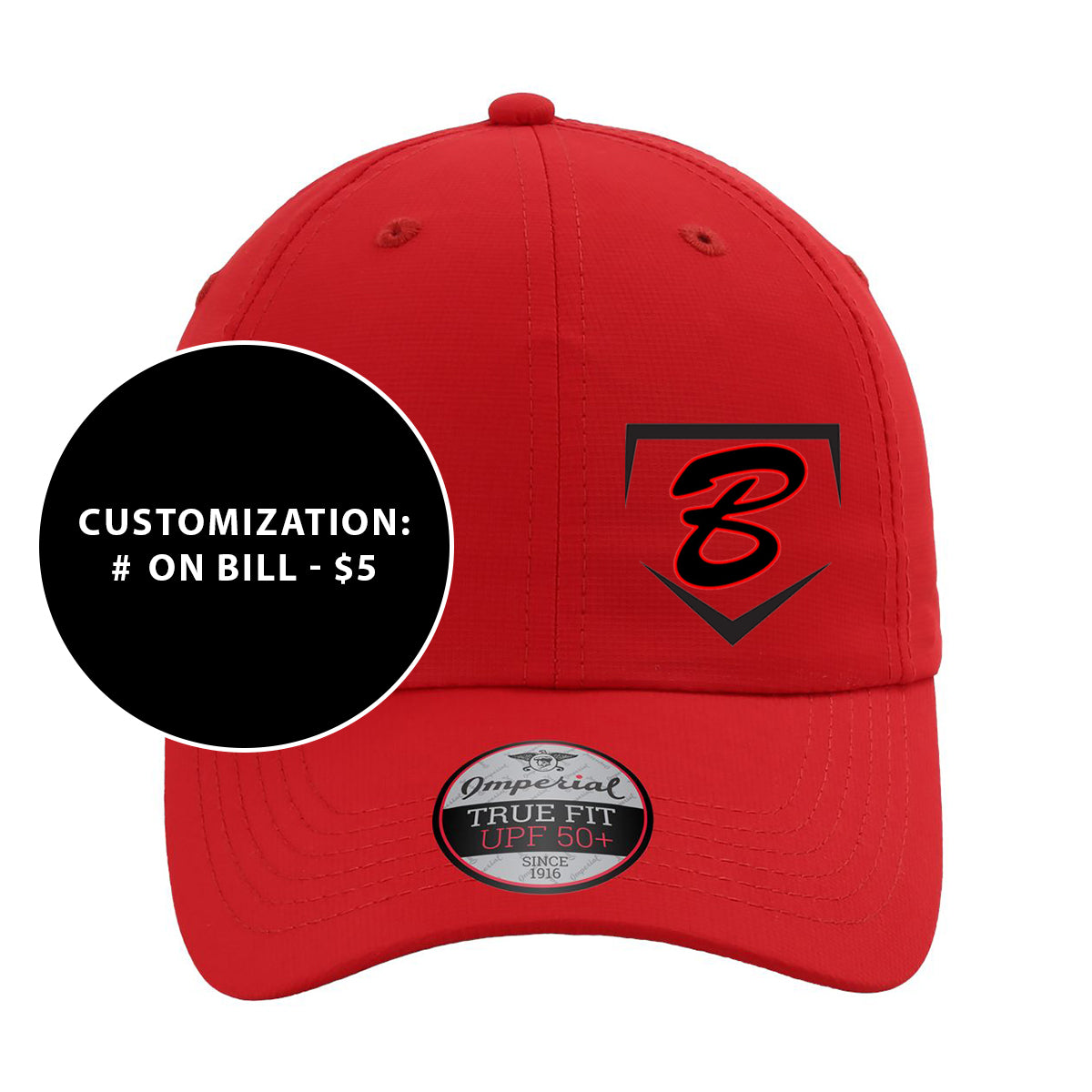 Adult Imperial Buzz Fastpitch Homeplate The Original Performance Hat