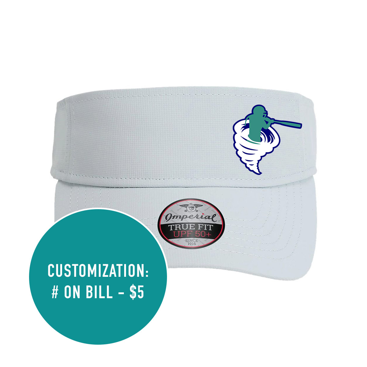 Adult Performance Cyclones Logo Visor