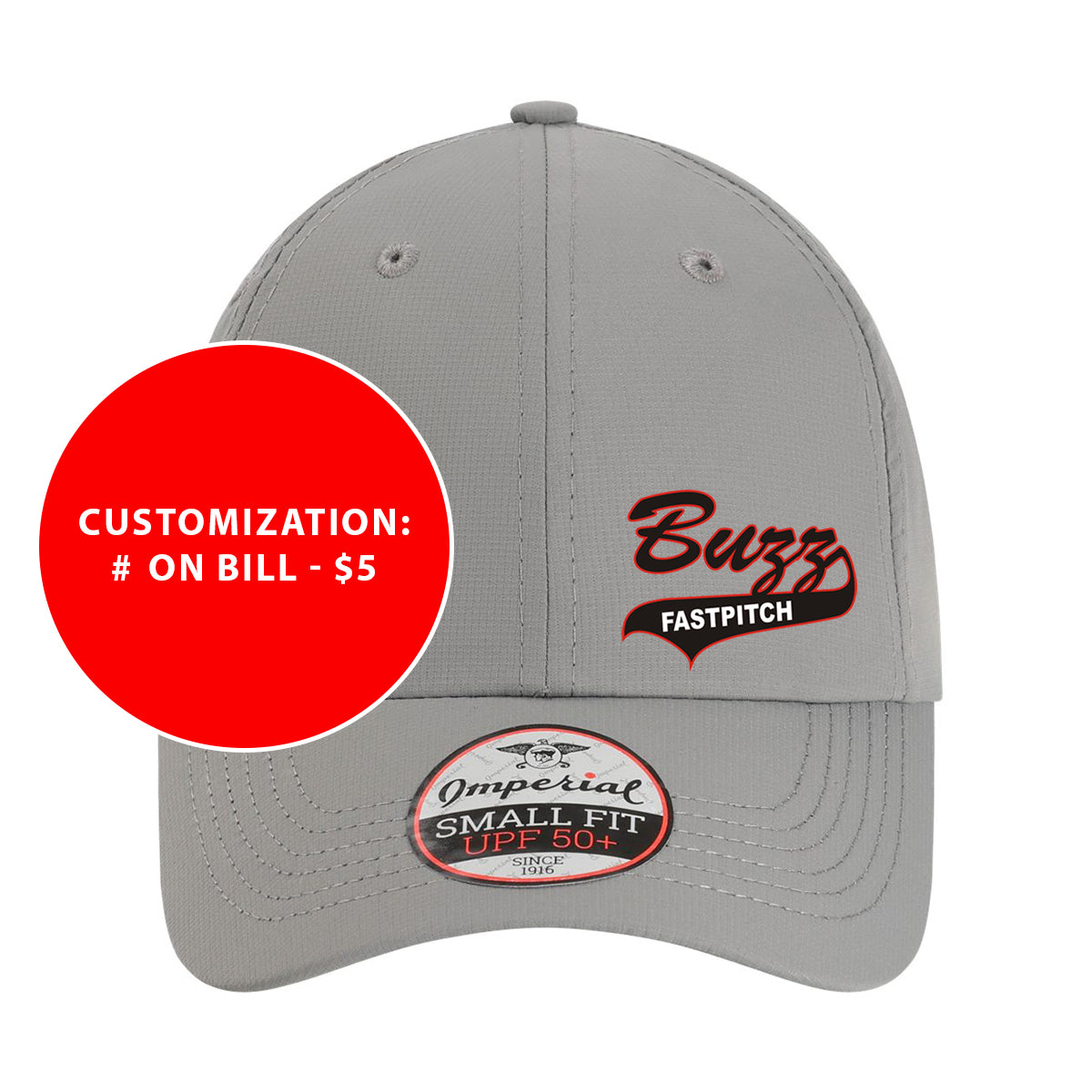 Adult Imperial Performance Buzz Fastpitch Small Fit Hat
