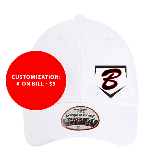 Adult Imperial Performance Buzz Fastpitch Homeplate Small Fit Hat