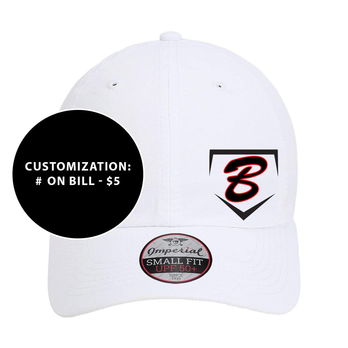 Adult Imperial The Hinsen Performance Buzz Fastpitch Homeplate Ponytail Hat