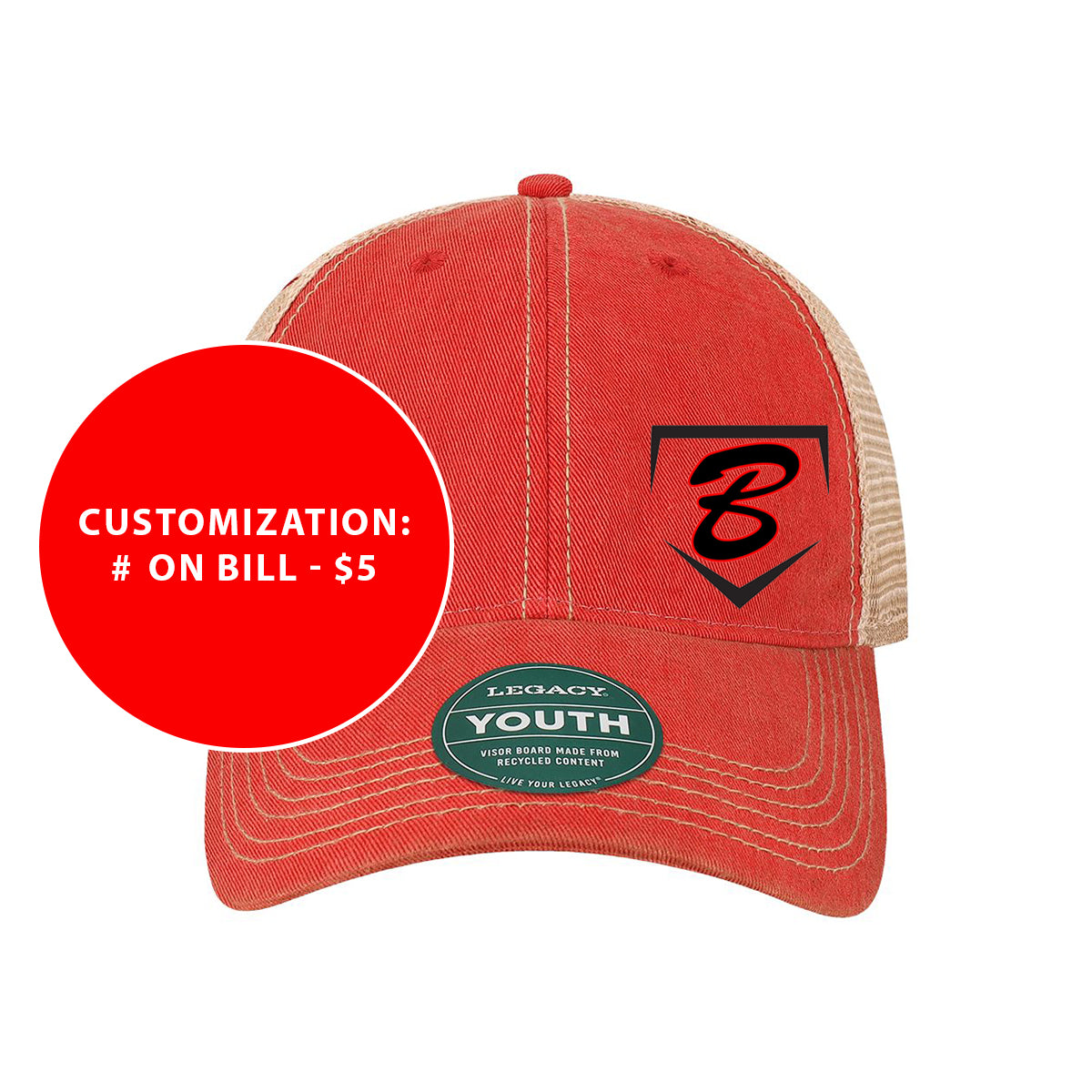 Youth Old Fashion Buzz Fastpitch Trucker Hat